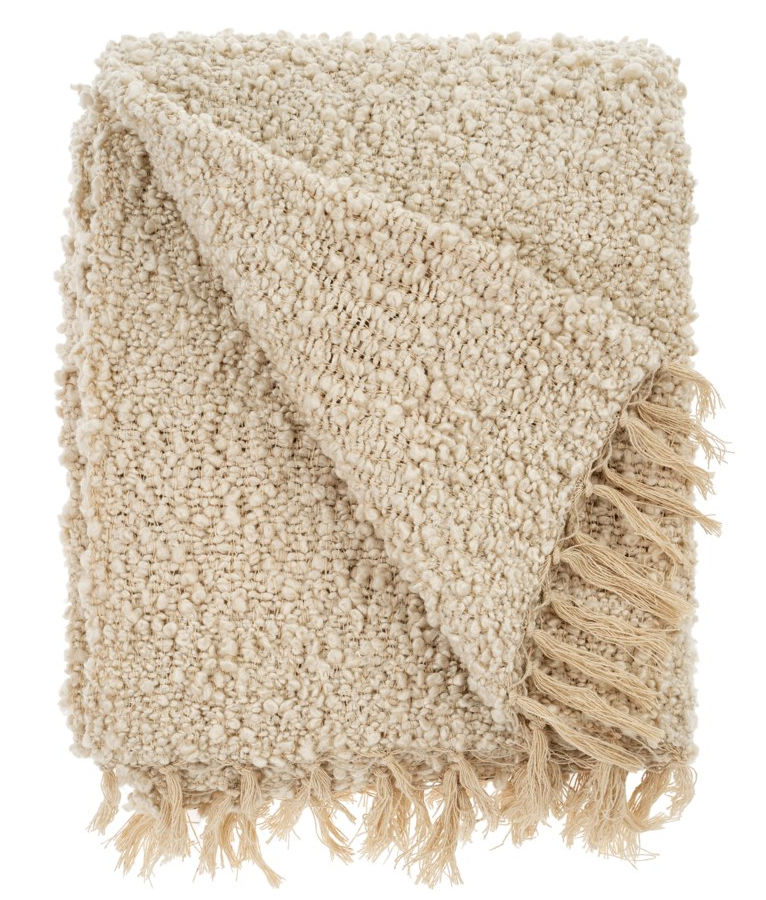 Boucle blanket discount