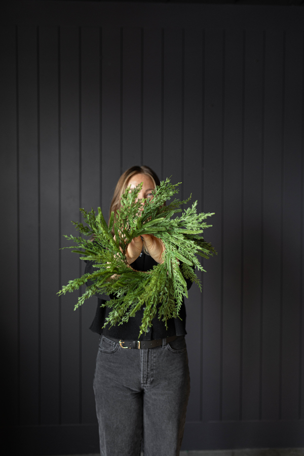 Norfolk & Cypress Mix Wreath Mini