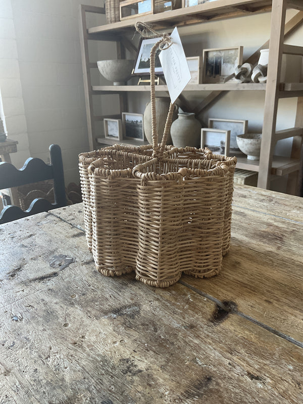 Wicker Utensil Holder