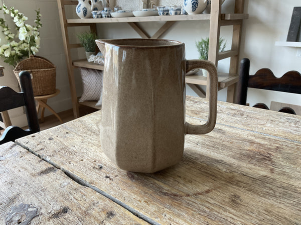 Beige Glazed Pitcher