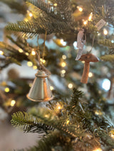 Wood Mushroom Ornament