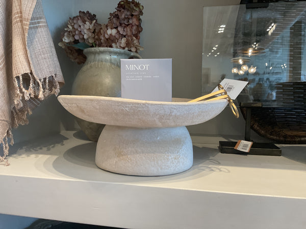 Natural Footed Bowl