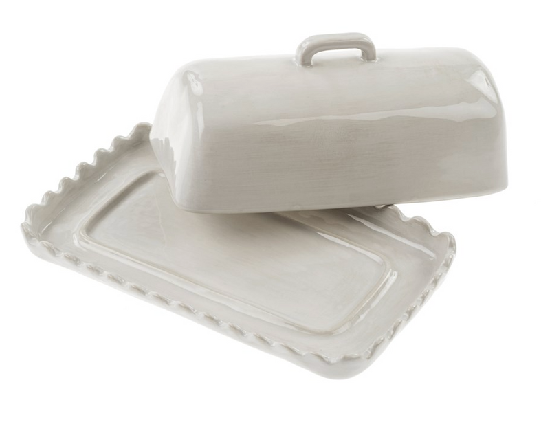 Scalloped Butter Dish