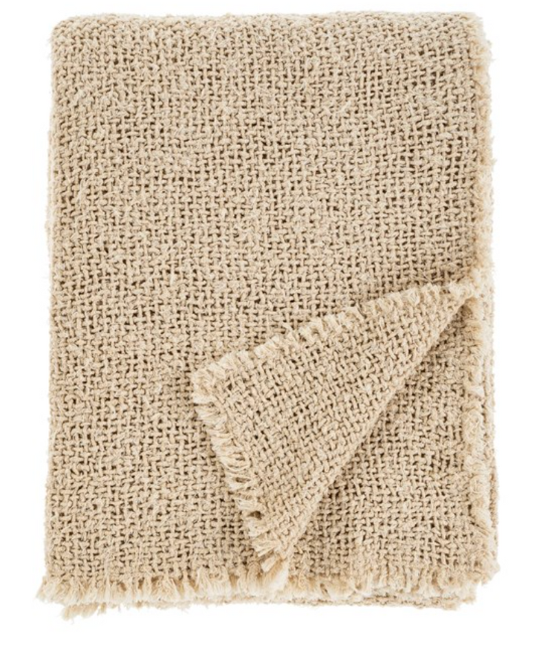 Sable Fringe Throw