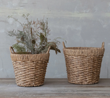 Water Hyacinth Baskets with Handles