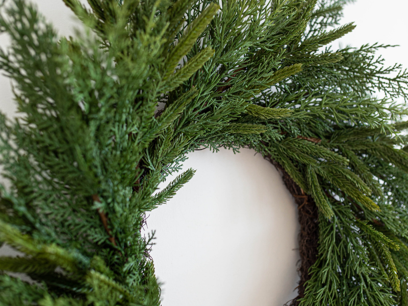 Norfolk & Cypress Mix Wreath Mini
