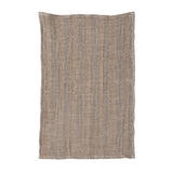 Tan & Pumpkin Cotton & Linen Tea Towel