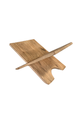 Vintage Reclaimed Elm Wood Book Stand