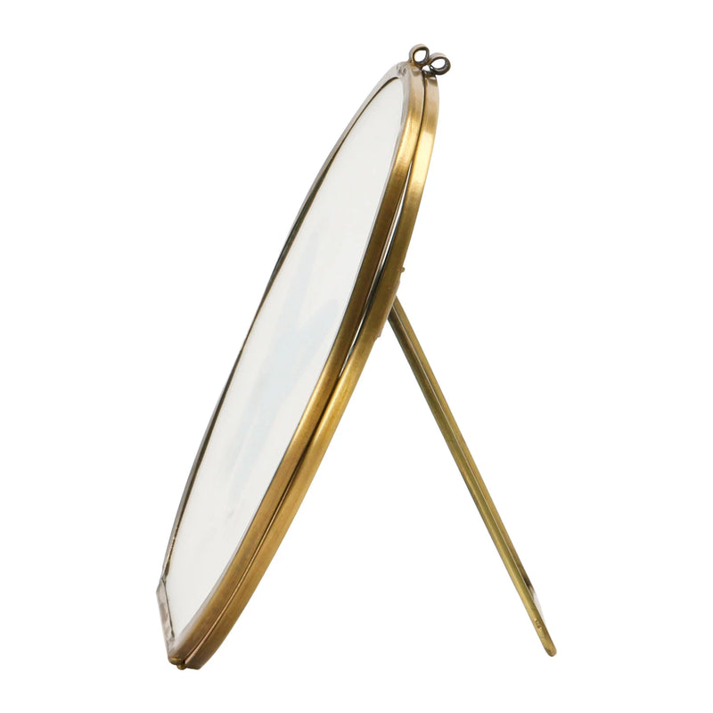 Brass & Glass Photo Frame