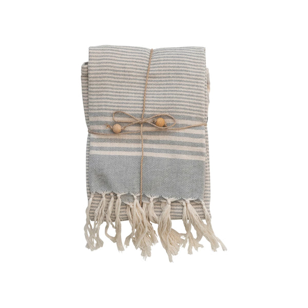 Striped Cotton Tea Towel, Set of 3