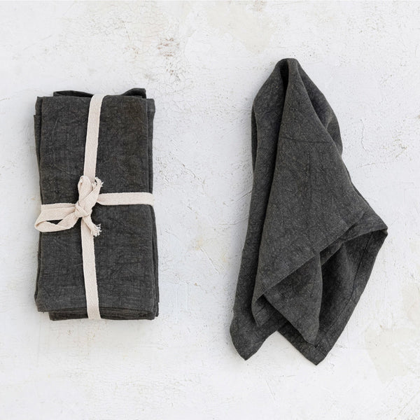 Stonewashed Linen Napkins