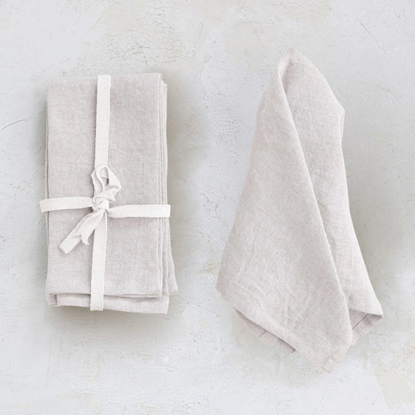 Stonewashed Linen Napkins
