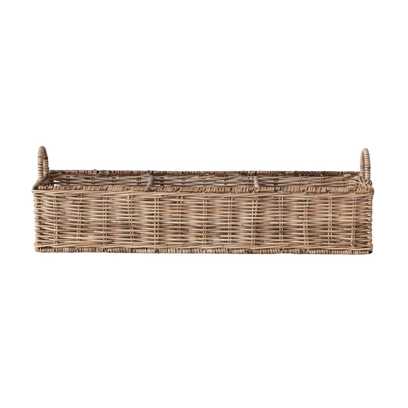 Rattan Basket, 3 Sections