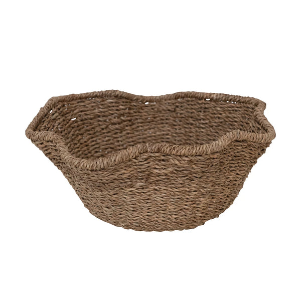 Rattan Ruffled Bowl