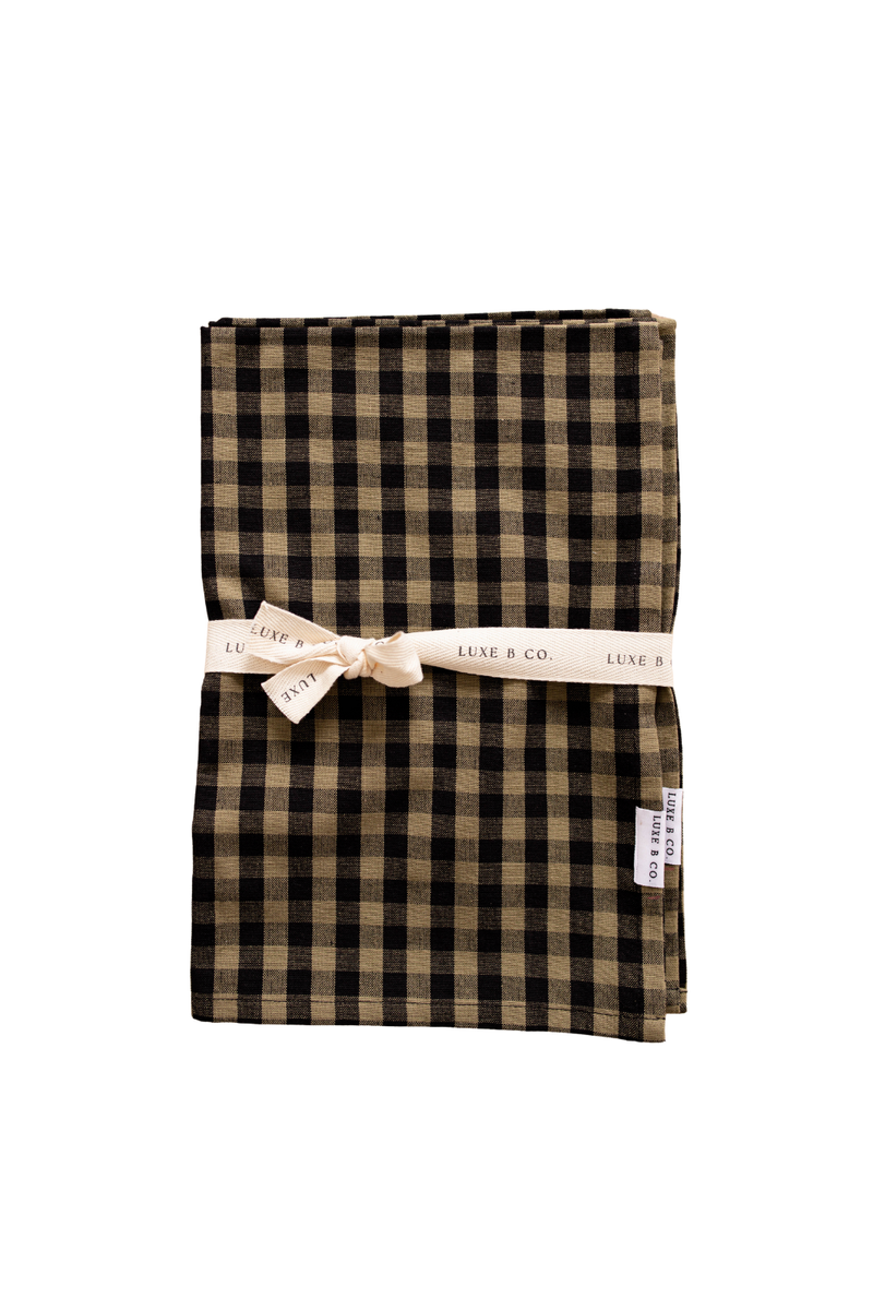 Gingham Towels / Olive