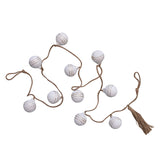Paper Mache Ball Garland