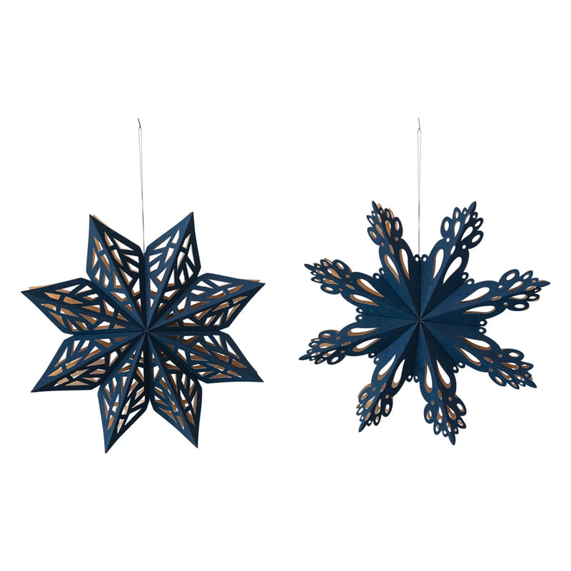 Paper Snowflake / Navy