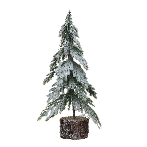 Faux Fir Tree w/ Wood Base