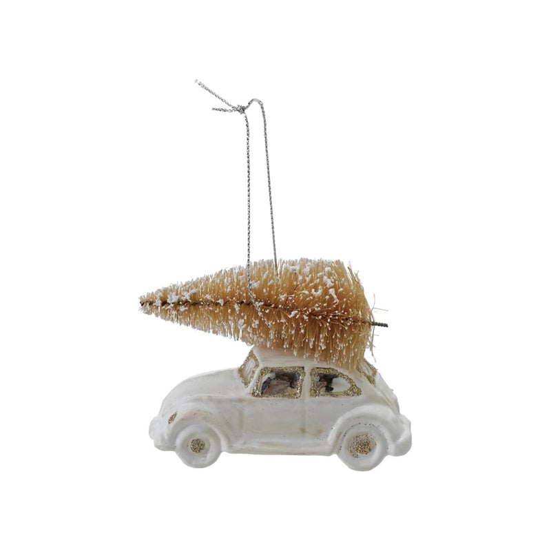 Car + Sisal Tree Ornament