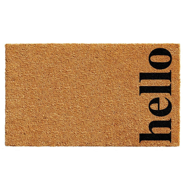 Vertical Hello Doormat