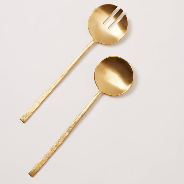 Wabi Brass Serving Utensil Set