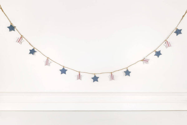 Stars Wood Garland