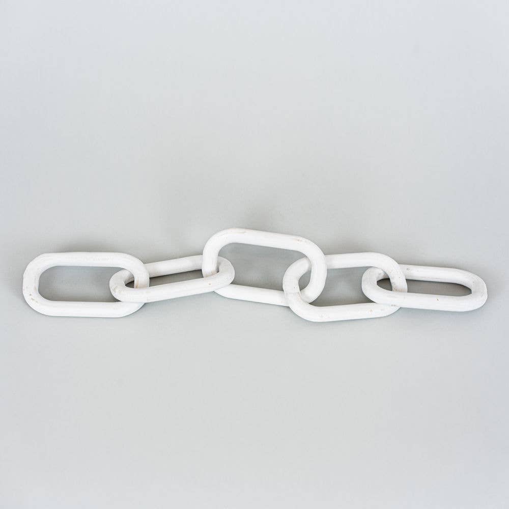 Link Photo Small Small Wood Links, White – Eye For Pretty At Home