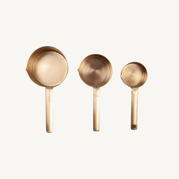 Brass Measuring Cup Set of 3