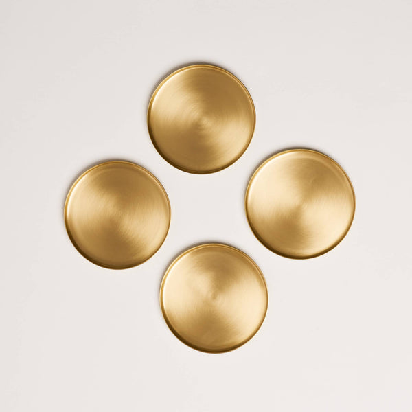 Heirloom Brass Coasters, Set of 4