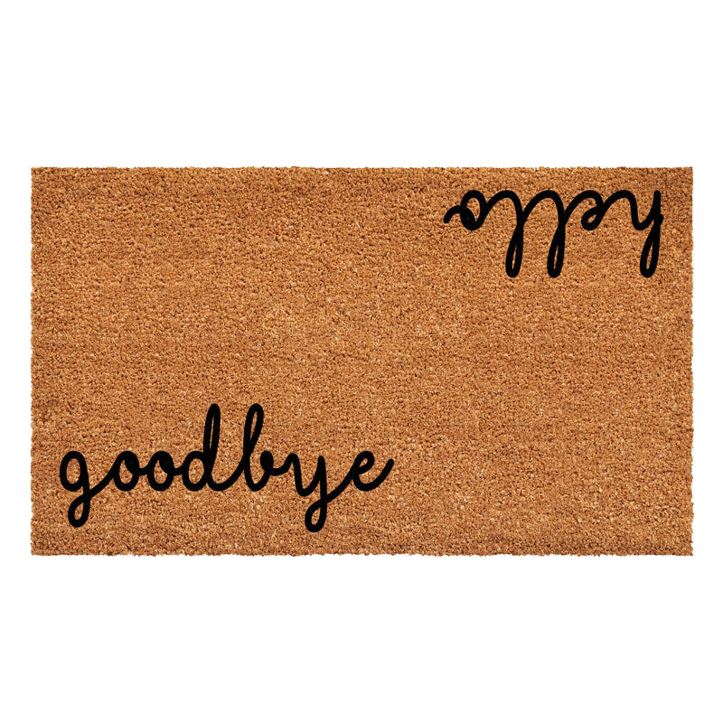 Hello Goodbye Reversible Doormat