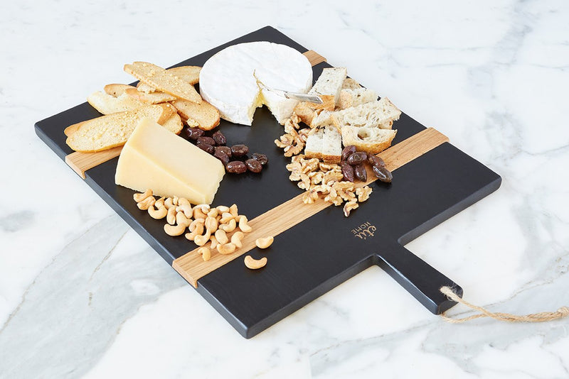 Black Rectangle Charcuterie Board