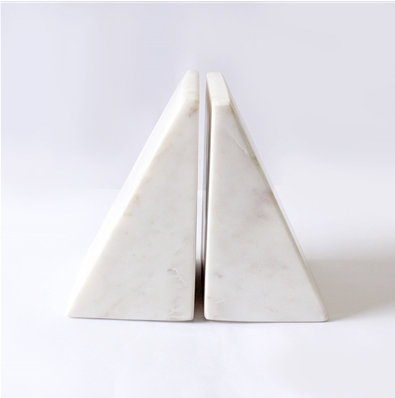 Marble Bookends, Set of 2