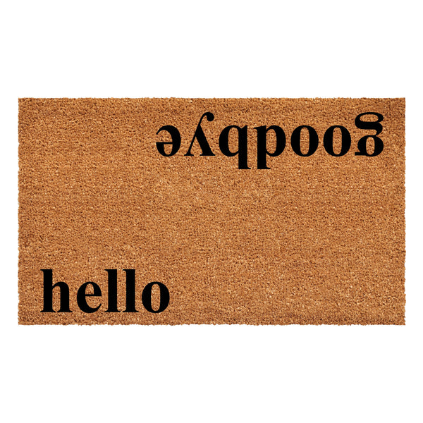 Bookman Hello Goodbye Doormat