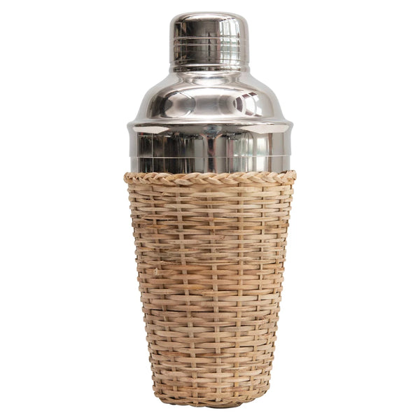 Rattan Cocktail Shaker