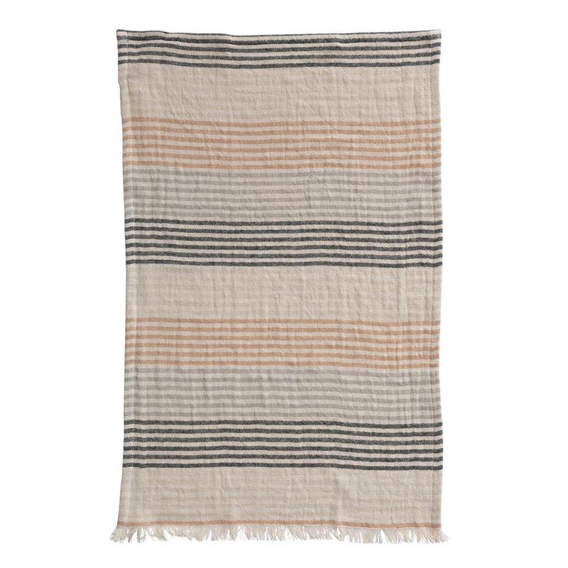 Striped Cotton Double Towel