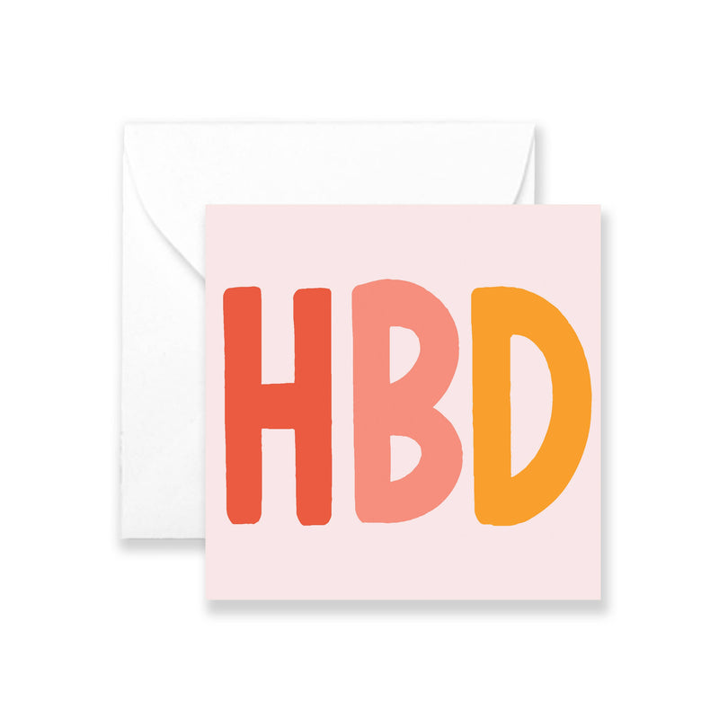 Happy Birthday Mini Greeting Card